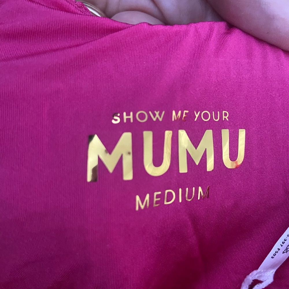 Show Me Your MuMu Dragonfruit Scrunch swimsuit - Picture 3 of 9
